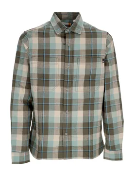 Camicia Manica Lunga Uomo Work Hvy Flannel Shirt Grape Leaf - Timberland - FashionsVida