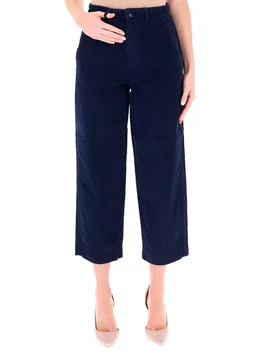 Pantalone in velluto 19.70 BLU SCURO 40 - Seventy - FashionsVida