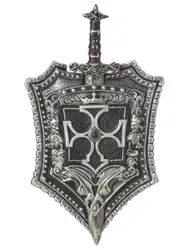 Ritter-Schwert mit Schild 60cm