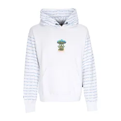 Felpa Cappuccio Uomo Discovery Hoodie White