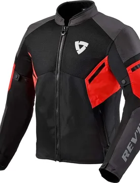 Giubbotto Moto Estivo GT-R Air 3 Nero Neon Rosso taglia XL - Rev'it - FashionsVida
