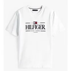 T-Shirt Mw0mw39585 Icon-Ybr White Eu M;Eu L Male