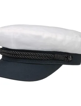 White Starline Fisherman´s Cap by - white - Female - Size: 63 cm - Hammaburg - FashionsVida