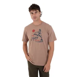Maglietta A Maniche Corte Ocean Rodeo Slub Bristlecone Heather XS