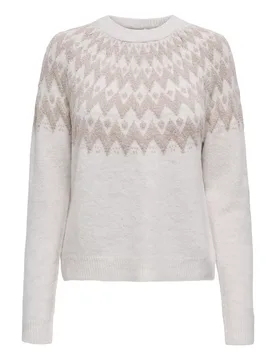 ONFRY S JQ GITTER O-NECK CC KNT femae - L - FashionsVida
