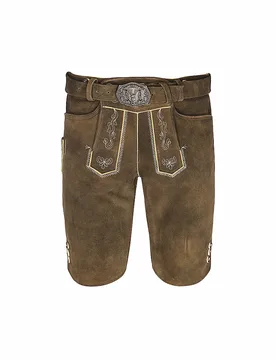 Pantaloni in pelle LEO marrone chiaro 50 - Beckert - FashionsVida