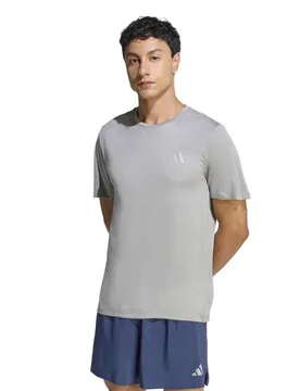 Adi365 Running Essentials Short Sleeve T-shirt Medium Grey Heather L Men - Adidas - FashionsVida