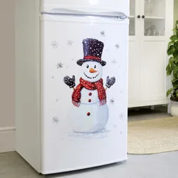 Kühlschrankaufkleber Schneemann
