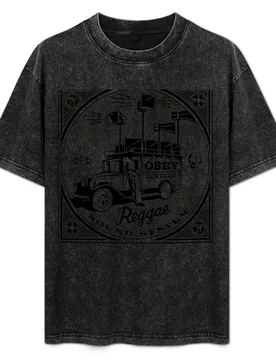 Reggae Sound System Classic T-Shirt Plus Size Workout Short Sleeve Top - Aliexpress - FashionsVida