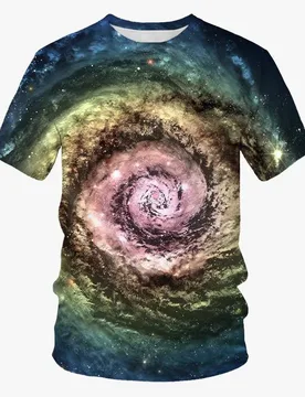 Color Galaxy 25 Summer Fashion 3D Printed T-shirt Men Outdoor Enthusiasts Quick Dry Breathable Comfortable Plus Size Street Wear - Aliexpress - FashionsVida