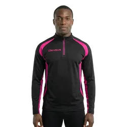 Running Long Sleeve T-shirt Black / Fuxia M Men