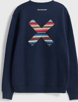 Sudadera de hombre de 100% algodón orgánico classic - Blue Banana - FashionsVida