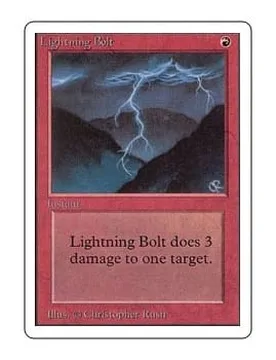 Lightning Bolt Unlimited - Magic: The Gathering - FashionsVida