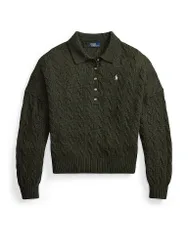 POLO Pullover olive M damen