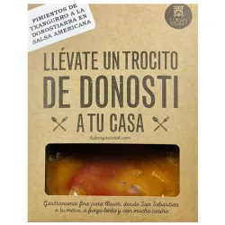 Pimientos rellenos de centollo a la donostiarra