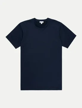 SUNSPEL T-Shirt Riviera Blau L - Sunspel - FashionsVida