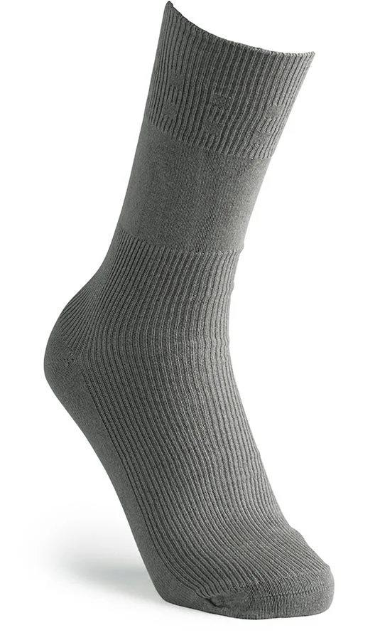 Ultimate Cotton‑rich Softhold® Seam‑free Socks - Grey - Size: L - Cosyfeet - FashionsVida