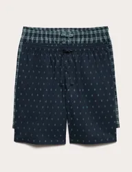 Pack Pure Cotton Pyjama Shorts Navy Mix male