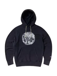 Champion x Aries Truth Hoodie felpa con cappuccio - washed navy
