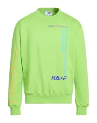 Sweatshirt Herren Limettengrün L,M Herren