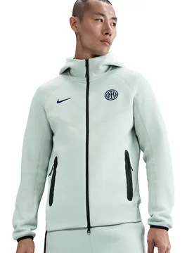 Inter Mailand Full Zip Sweatjacke Tech Fleece 2025/26 - Gris - male - Size: XS - Nike - FashionsVida