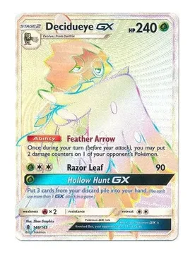 Pokemon SM Guardians Rising 146/145 Decidueye GX (Rainbow Rare) - Pokémon - FashionsVida