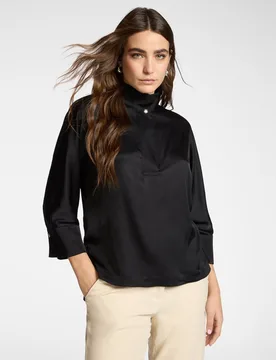 Camisa de mujer de satén oversize - Elena Miró - FashionsVida