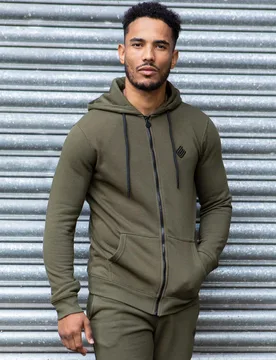 Enzo Mens Zip Up Hoodie - Enzo - FashionsVida
