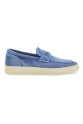 Mocassini Blu con tomaia in tela 20251034 44