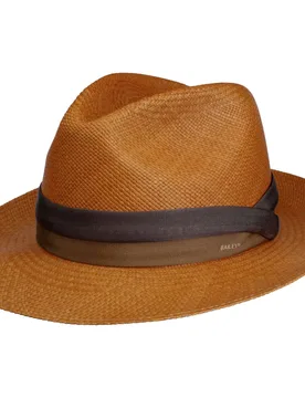 Cuban Panama Hat by - brown - Size: M (56-57 cm) - Bailey 1922 - FashionsVida