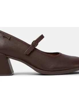 Mocasines con tacón de mujer de piel kora - Camper - FashionsVida