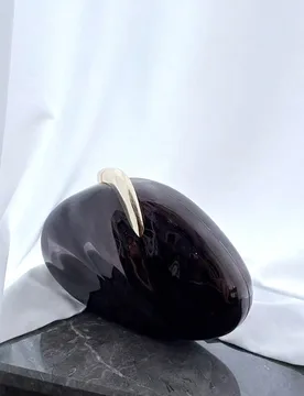 Pieza Bolso de embrague asimétrico con correa de cadena de metal negro, estilo minimalista y elegante de alta gama para eventos, bolso de lujo para f - Shein - FashionsVida
