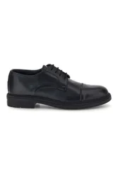 Scarpe stringate nere in vera pelle 222 43