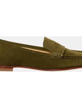 Mocasines jennings de mujer de ante con logo mk - MICHAEL Michael Kors - FashionsVida