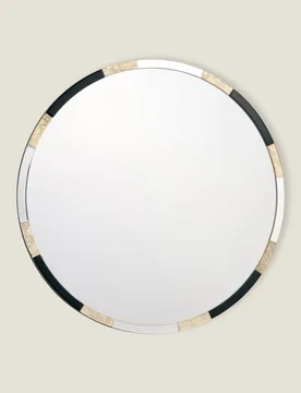 DAR Gadany Round Wall Mirror Silver - DAR - FashionsVida