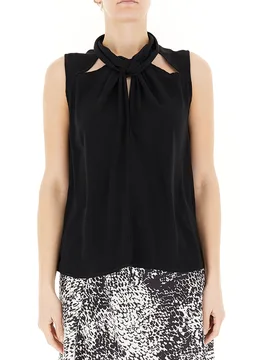 Blusa smanicata LIU JEANS NERO 40 - Liu jo - FashionsVida