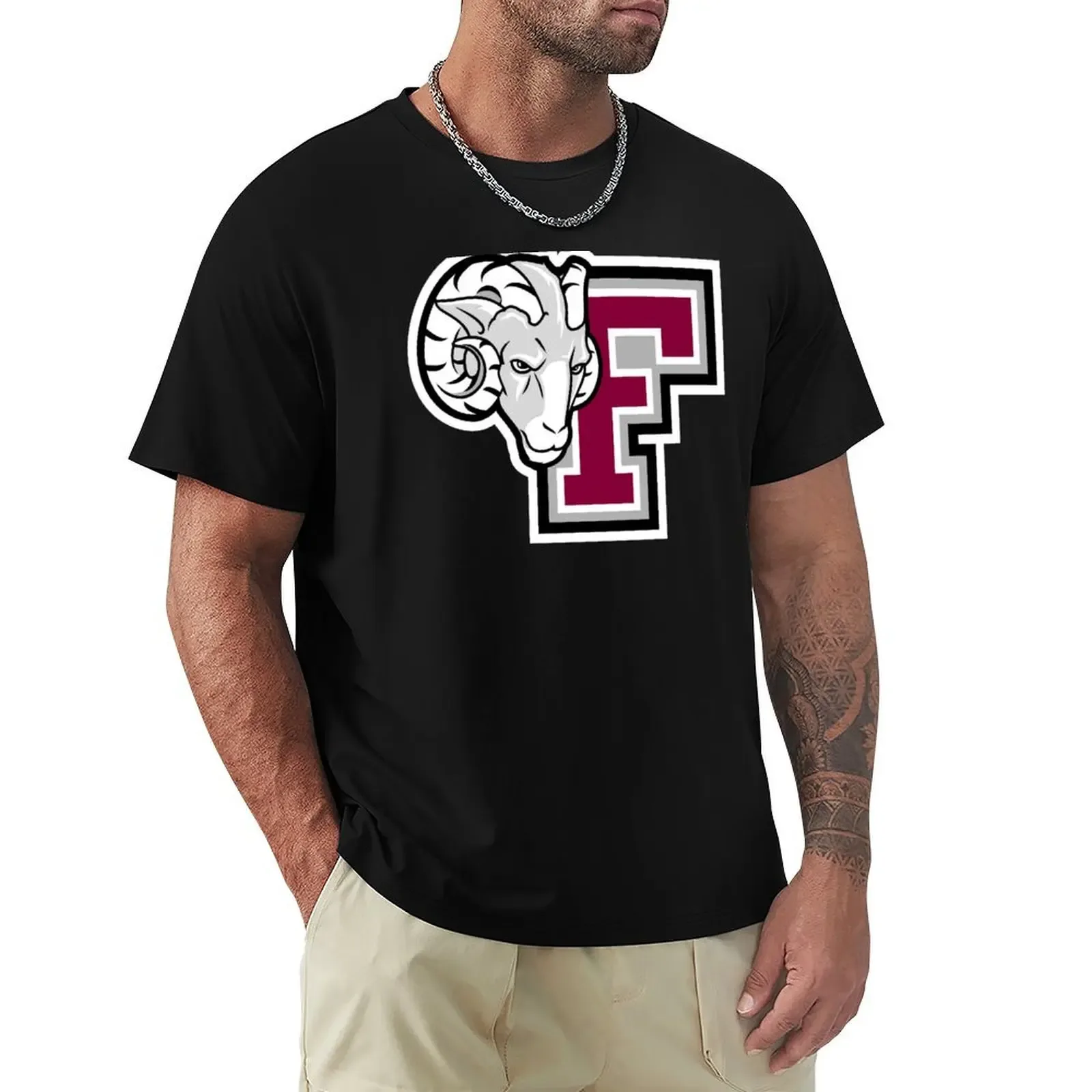 Fordham Rams T-Shirt Functional Casual Short Sleeve Tee - Aliexpress - FashionsVida