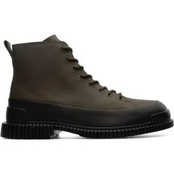 Botas de hombre Pix de piel lisos con cordones