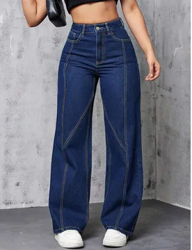 Pantalones de unicolor con bolsillo y botón, elegantes y de moda, adecuados para uso casual diario para adolescentes en primavera, verano, otoño e i - Shein - FashionsVida