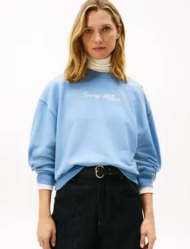 Sudadera de mujer Gold Botton con logo bordado - Tommy Hilfiger - FashionsVida