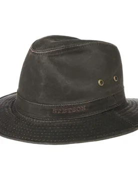 Ava Cotton Traveller Hat by - brown - Size: L (58-59 cm) - Stetson - FashionsVida