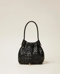 Twinset Sac seau tressé à la main