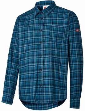 Droke camisa montaña manga larga hombre Azul (M) - Ternua - FashionsVida