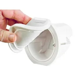 Ez Elec Flexible Cover Round Battery Switch White One Size unisex