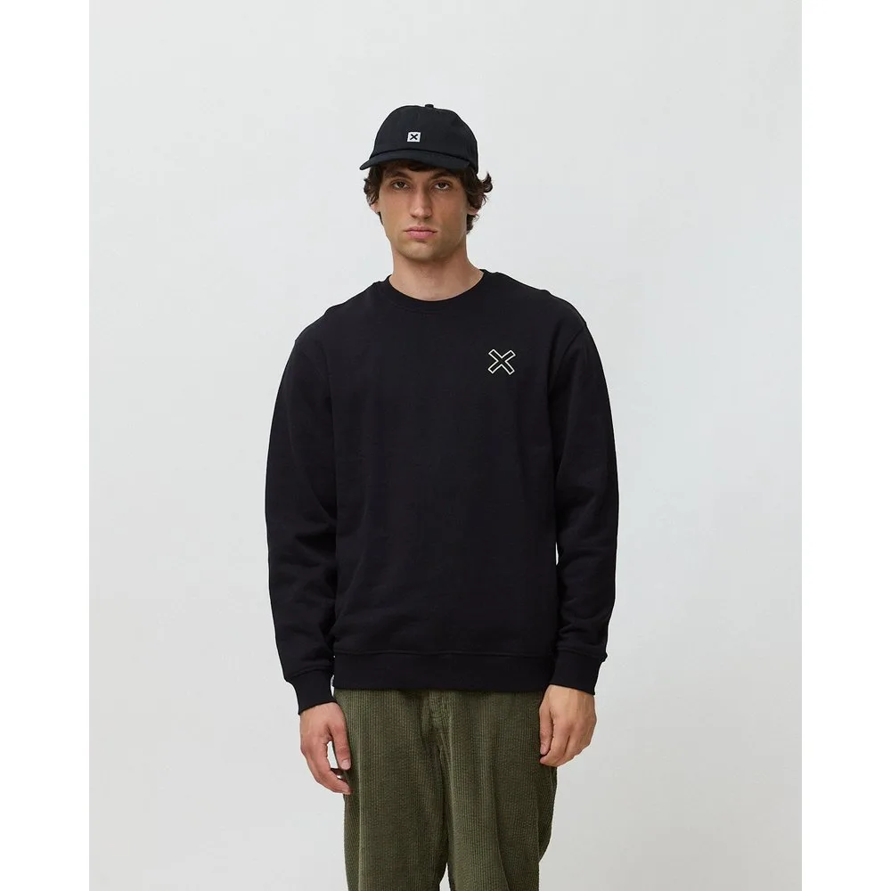 Sudadera de hombre de 100% algodón orgánico reef negra - Blue Banana - FashionsVida