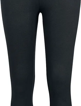 Leggings - Ladies High Waist Jersey Leggings - XS bis 4XL - für Damen - Größe XXL - schwarz - Frauen - female - Urban classics - FashionsVida