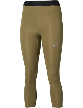 Leggings Corti Core Impulse Martini Olive M - Mizuno - FashionsVida