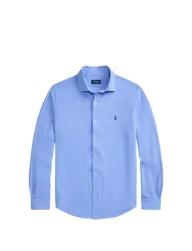 Polo Chemise ajustée avec logo en coton - Ralph Lauren - FashionsVida