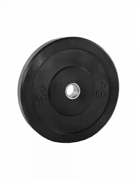Gewichtsscheibe Bumper 5 kg - Noir - unisex - Size: 5 Kg - Softee - FashionsVida
