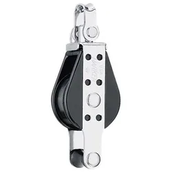 Single Big Bullet Swivel Pulley Black / Silver One Size unisex